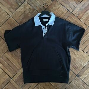 ALD CROPPED POLO SHIRT